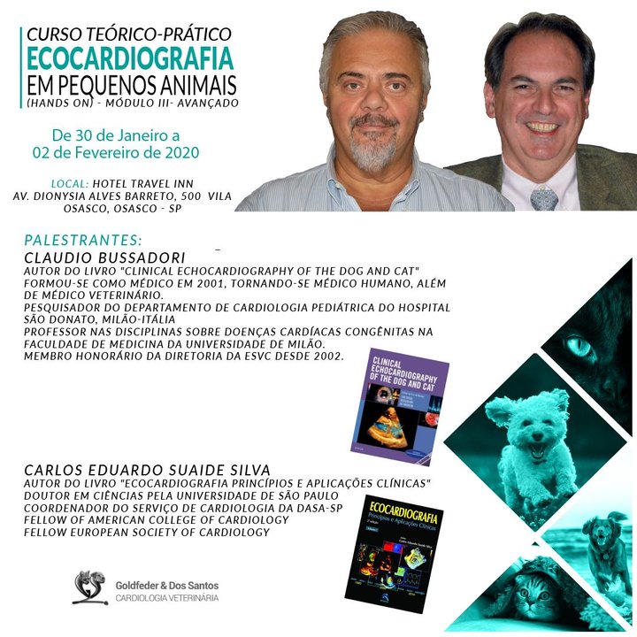 Curso Teórico-Prático de Ecocardiografia em Pequenos Animais 2020