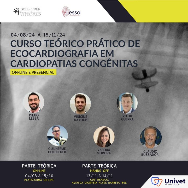 Curso Teórico de Ecocardiografia em Cardiopatias Congênitas 2024
