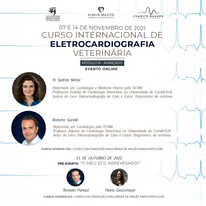Curso Internacional de Eletrocardiografia Veterinária 2021