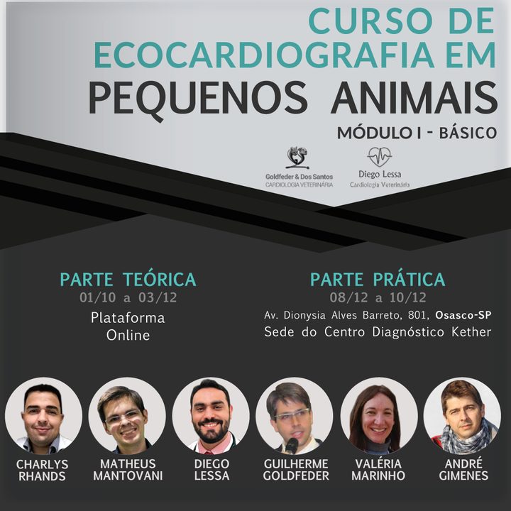 Curso de Ecocardiografia em Pequenos Animais 2020